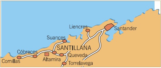 Santillana und seine Umgebung