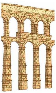 Parador Segovias Säulen