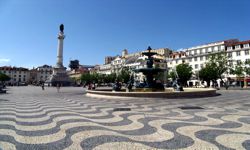Rossio-Platz in Lissabon