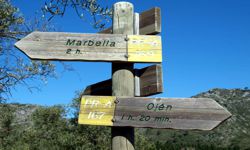 Wegweiser für Wanderungen in und um Marbella