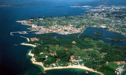 Luftaufnahme, Vilanova de Arousa (Pontevedra)
